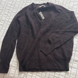 Madewell Alpaca blend V neck sweater